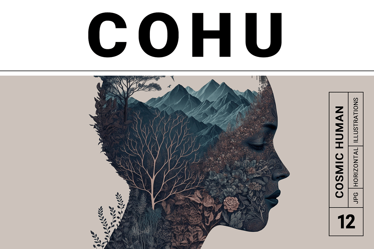 Cohu Collection · The Cosmic Human, a Decorative Illustration by milatovar (Photo 1 of 13)
