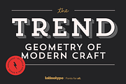 Trend, a Sans Serif Font by Latinotype (Thumbnail 1 of 10)