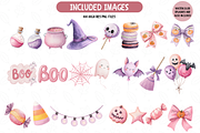 Cute Girly Spooky Clipart, an Object Illustration by TatiMockup (Thumbnail 3 of 4)