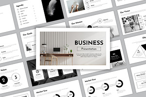 Business Presentation, a Presentation Template by Mighty-Slide