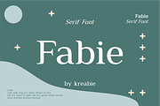 Fabie Serif Font, a Serif Font by Kreabie (Thumbnail 5 of 5)