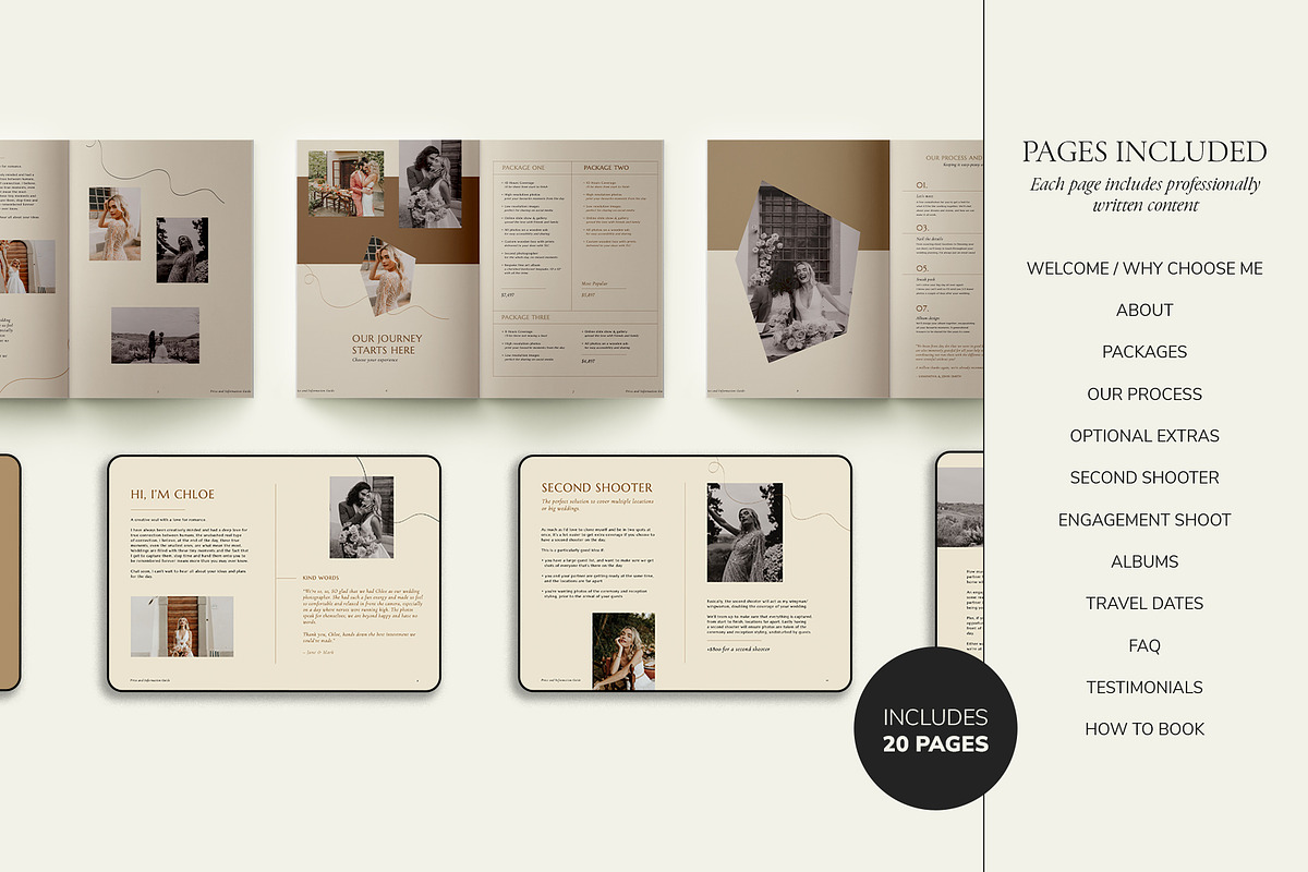 Trendy | Photo Price Guide Canva, a Templates & Theme by Studio Leelou (Photo 3 of 9)