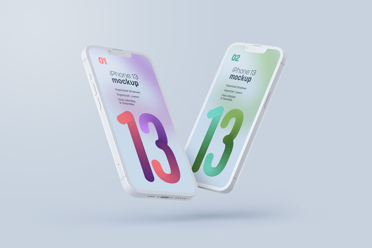 iPhone 12, 13, 14 Pro Clay Mockup, an iPhone Mockup by Deeplab (Photo 14 of 53)