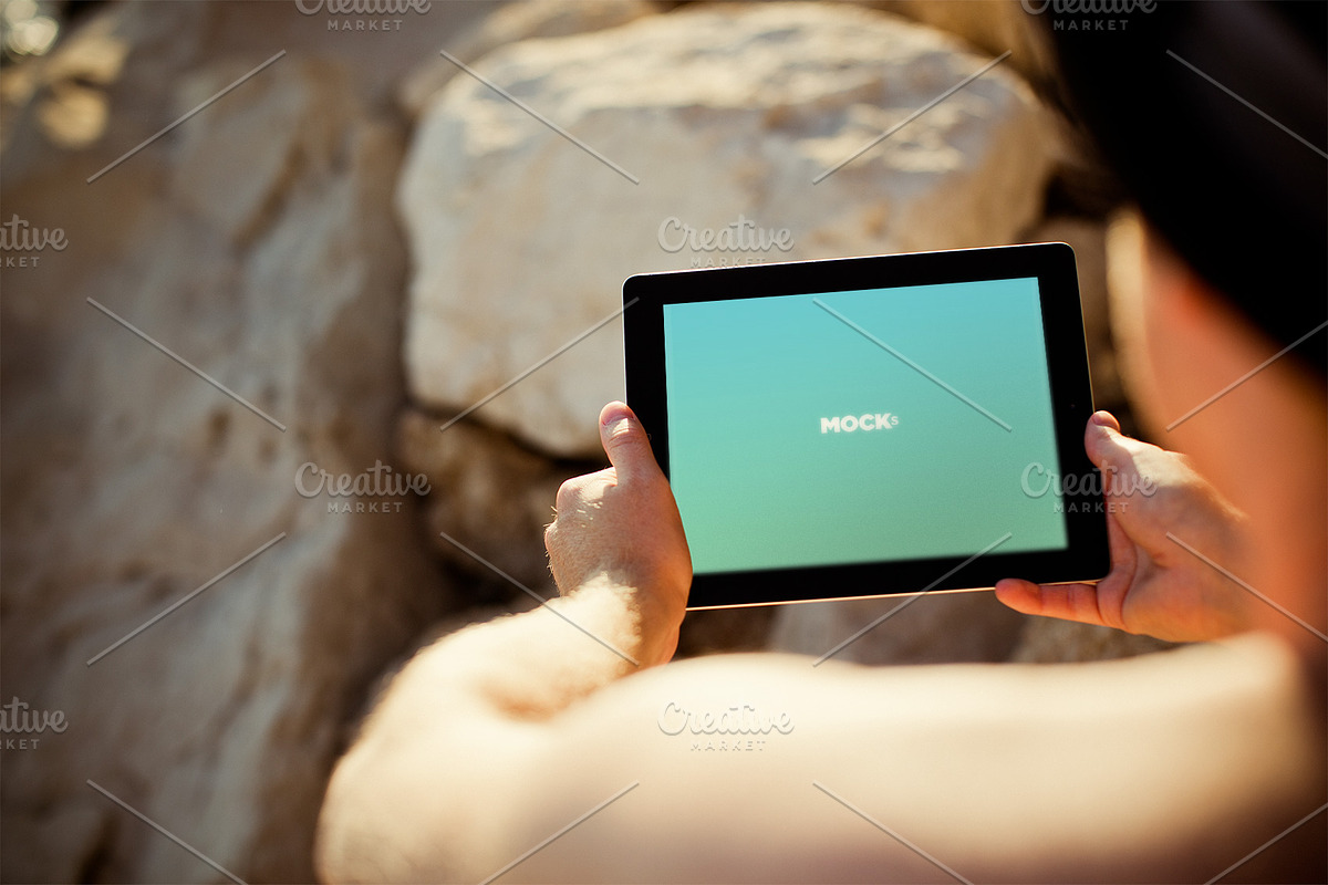 Photorealistic iPad Mockup, an iPad Mockup by Mockura (Photo 6 of 9)