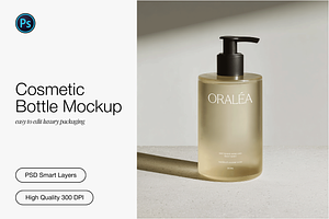 Aesthetic Bottle Packaging Mockup