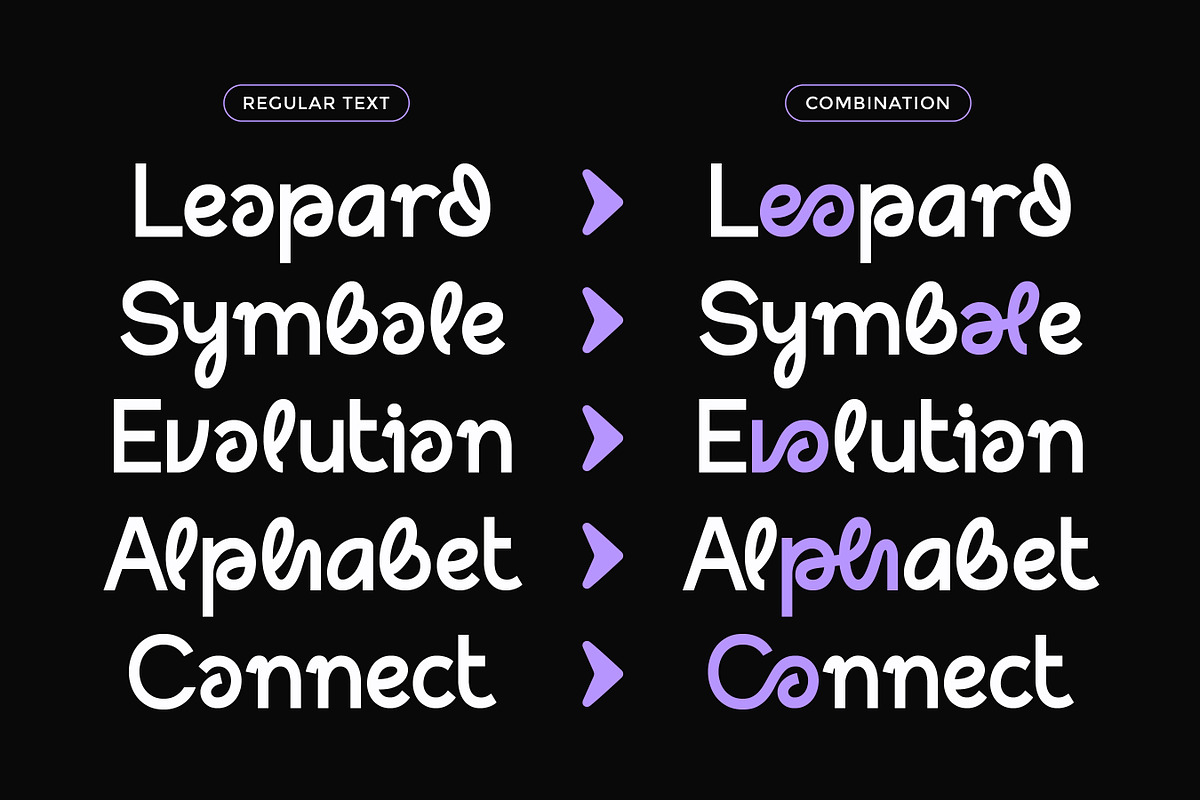 Glepha - Loopy Sans Serif Font, a Sans Serif Font by Flawless And Co (Photo 6 of 10)