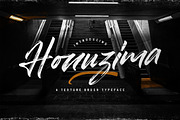 Honuzima - Handbrush Script Font, a Script Font by StringLabs (Thumbnail 1 of 11)