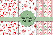 Christmas Seamless Patterns #3, a Pattern Graphic by wind mill (Thumbnail 1 of 3)