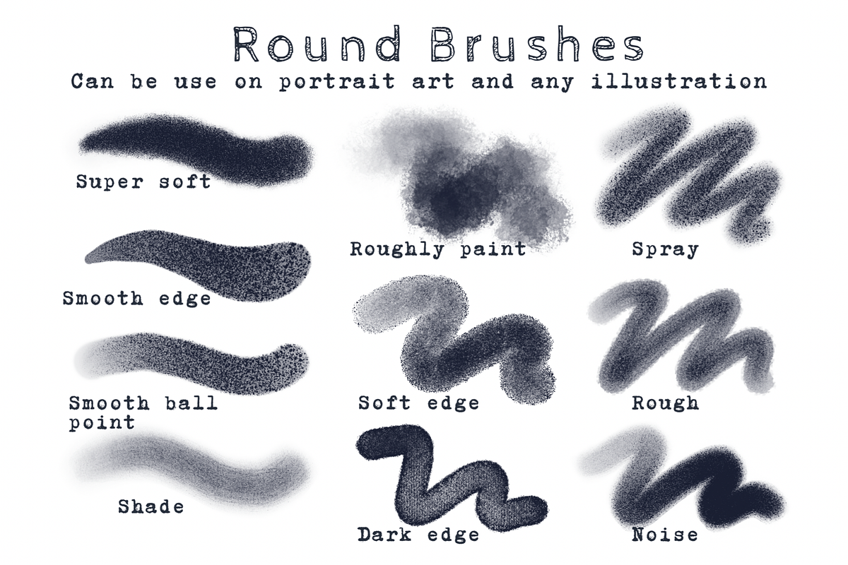 32 Monster texture Procreate brushes, a Brush Add-On by ProcreateiBox (Photo 2 of 10)