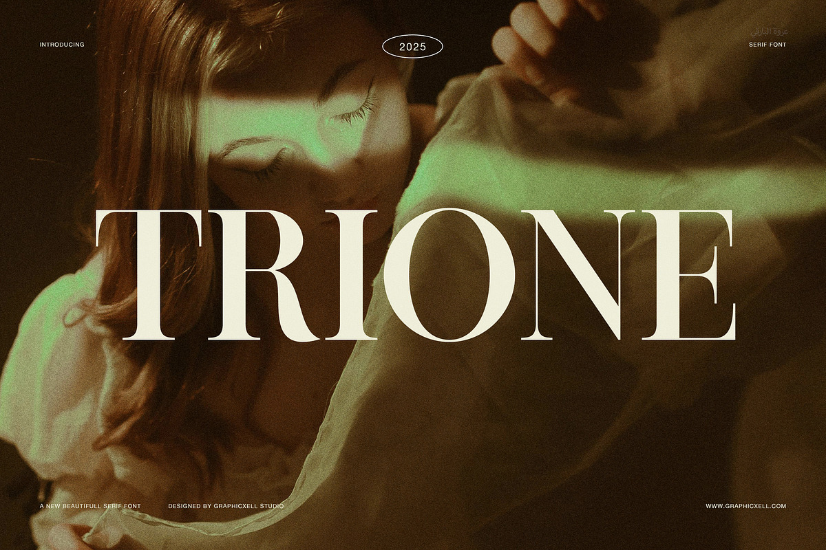 Trione Elegant Serif Font, a Serif Font by Graphicxell (Photo 1 of 8)
