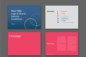 Brand Guidelines Manual Layout A4 US