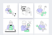 Medical and Lab Testing Illustration, a Person Illustration by Prosymbols (Thumbnail 6 of 6)