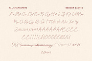 CS Baylora Dashed, a Script Font by Craft Supply Co. (Thumbnail 8 of 8)