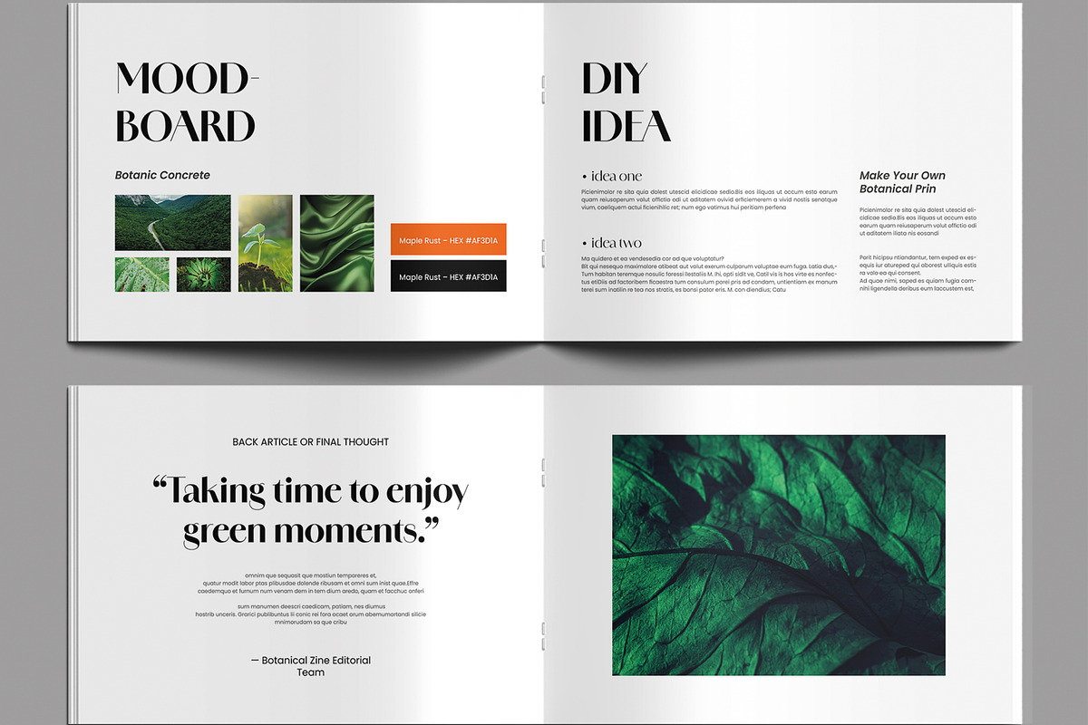 Print Magazine Layout Template preview 5