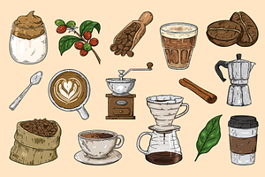 Coffee Clipart Illustrations