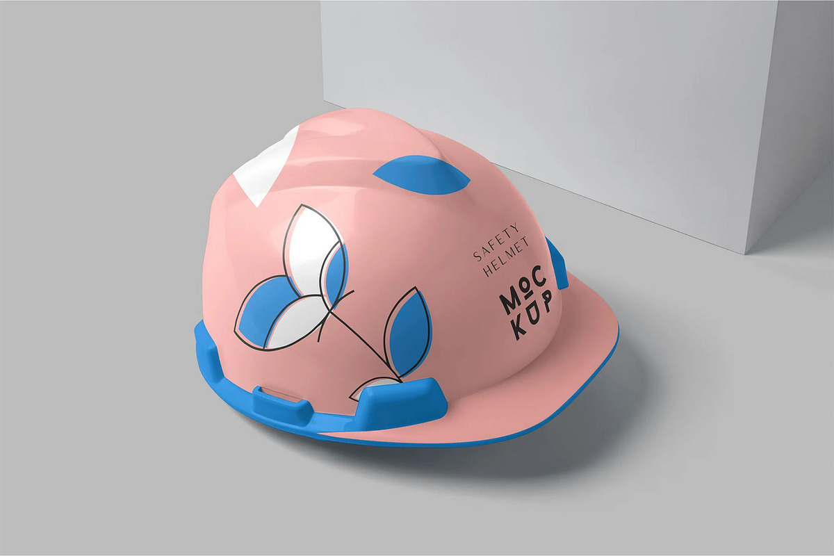 Construction Safety Helmet Mockup, an Apparel Mockup by megostudi0 (Photo 6 of 6)