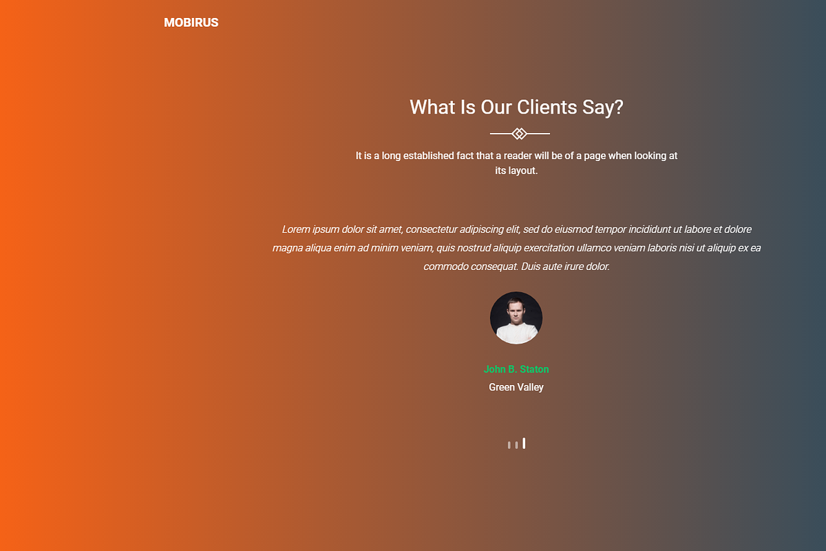 Mobirus - Landing Page Template, a Bootstrap Template by Pichforest Studio (Photo 3 of 6)