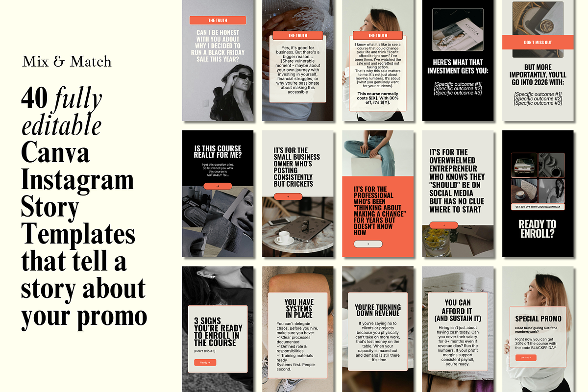 Instagram Story Black Fri Templates, a Social Media Template by Solana Creative Co. (Photo 5 of 6)