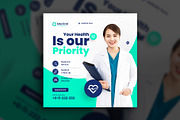 Healthcare medical social media post, a Social Media Template by Tanmoy Topu (Thumbnail 10 of 11)
