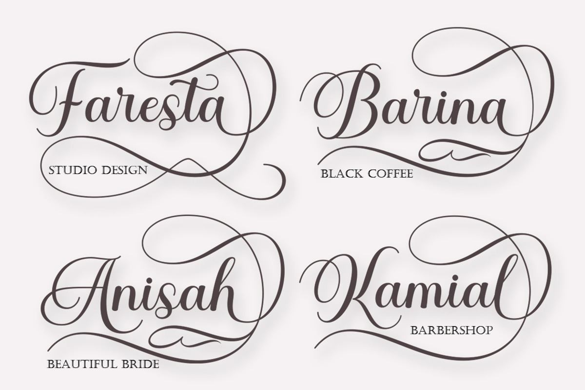 Ernestone Script, a Script Font by Strong.co (Photo 8 of 14)