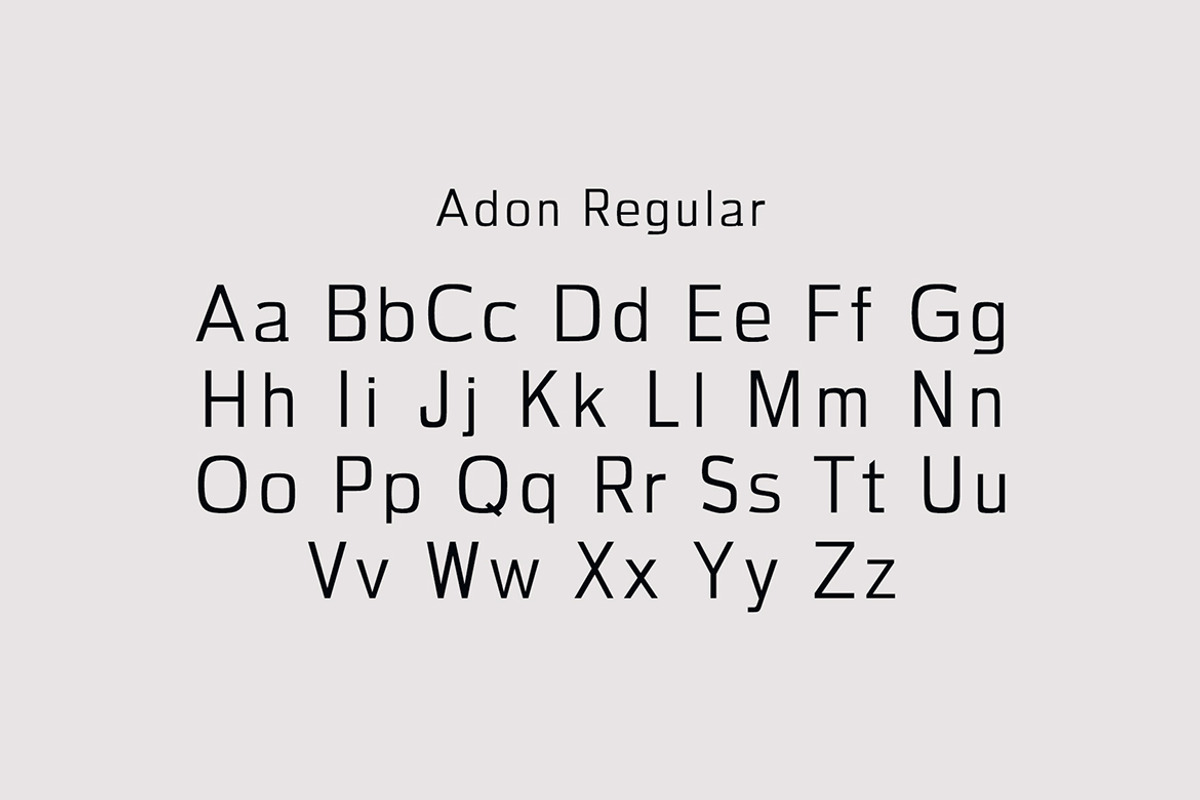 Adon Sans Serif Fonts Family Pack preview 2