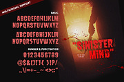 Sinister Mind - Horror Creepy Font, a Font by Littlehand (Thumbnail 7 of 10)