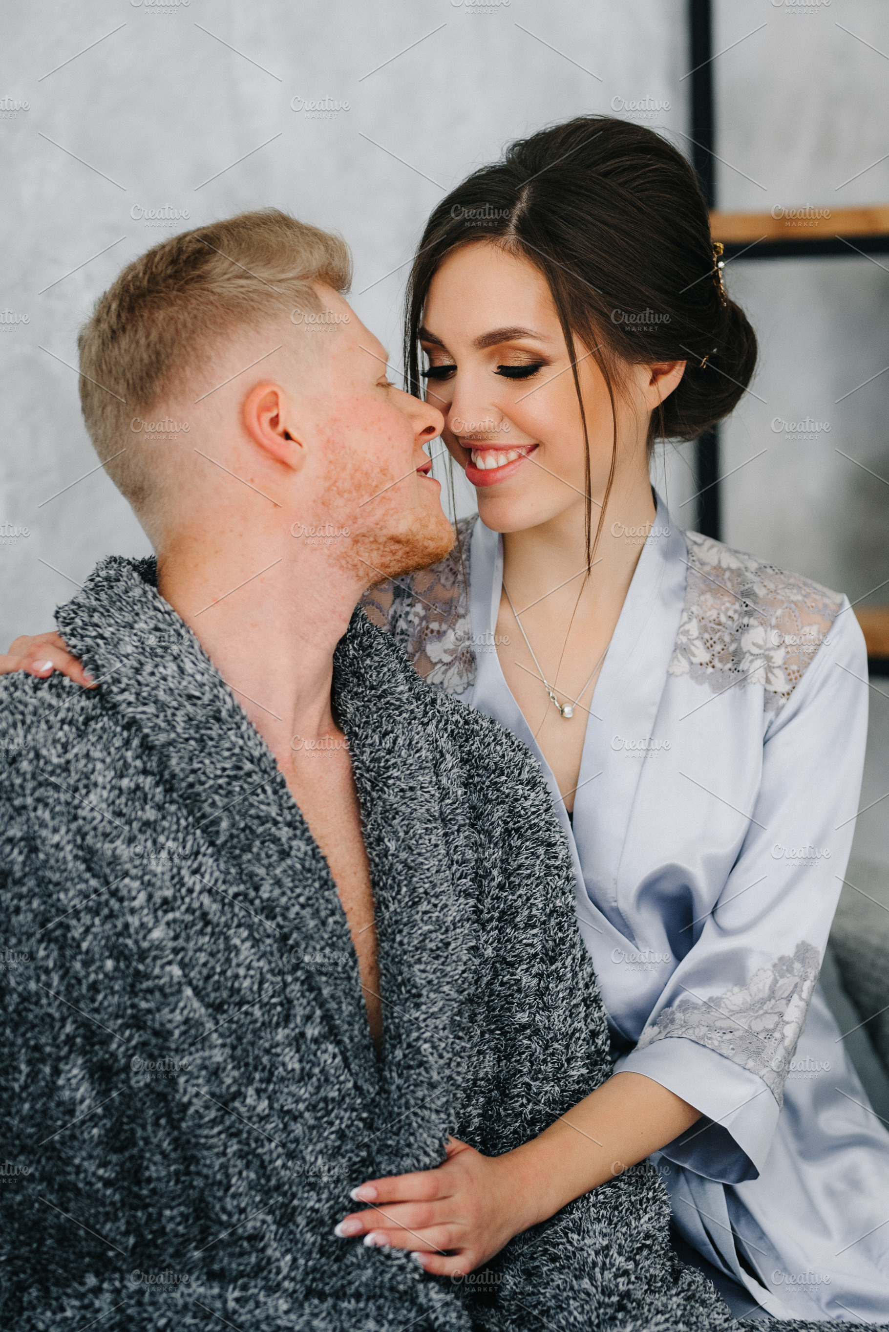 young couple in the morning at home, lifestyle, a Person Photo by Weddings, People, Travel