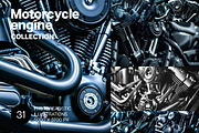 31 Motorcycle engines, a Transportation Photo by Handmadefont (Thumbnail 1 of 33)
