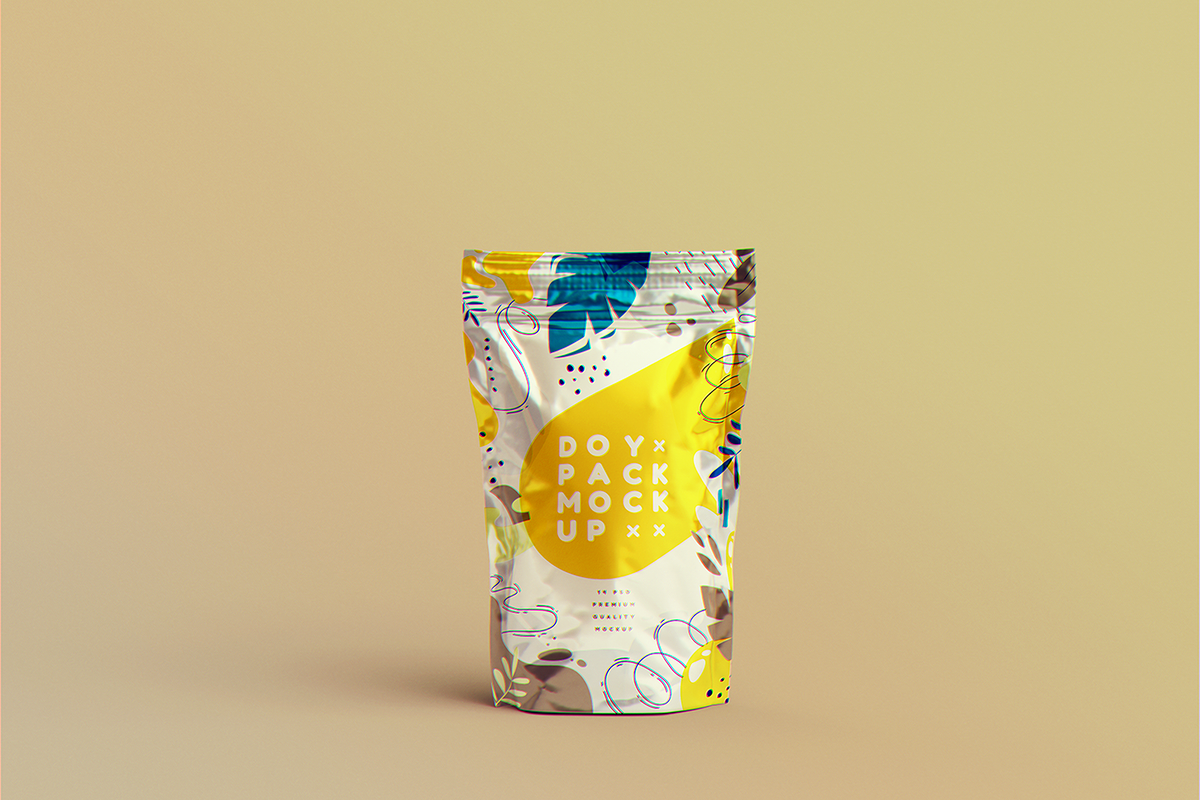 Doypack MockUp, a Cups & Container Mockup by coloformia (Photo 5 of 17)