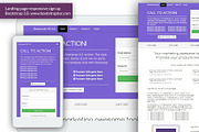 Landing page responsive signup bs3, a Landing Page Template by Bootstraptor (Thumbnail 1 of 2)