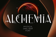 Alchemia - Mystical Sans Serif Font, a Sans Serif Font by Struvictory.art (Thumbnail 1 of 10)