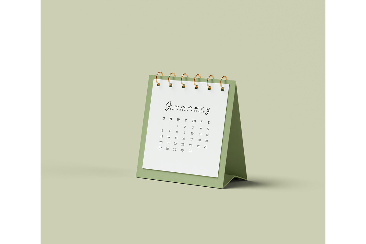 Set of rectangle calendar mockup, a Product Mockup by mockupocka (Photo 3 of 12)