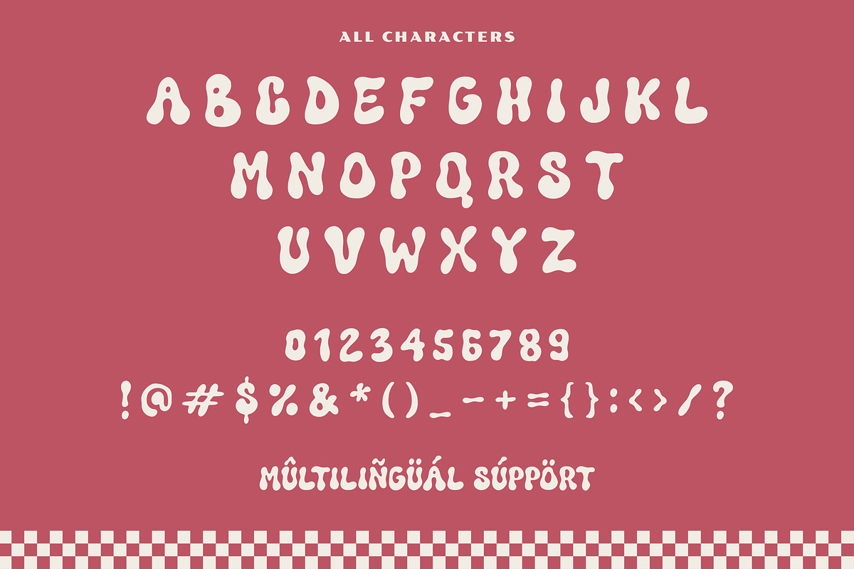 Funkie Retro - Groovy Display Font, a Handwritten Font by Timurtype (Photo 6 of 7)