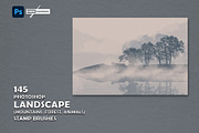 Photoshop Landscape Stamp Brushes, a Brush Add-On by MISTstudioDesign (Thumbnail 1 of 12)