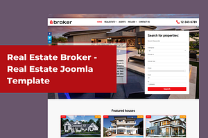 Real Estate Broker Joomla Template