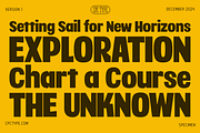Voyage CPC, a Sans Serif Font by Christopher P. Cacho (Thumbnail 4 of 5)