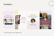 The Melanie Instagram Video Canva Te, a Social Media Template by The Canva Template Shop (Thumbnail 3 of 6)