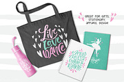 Ballet Lettering & Clipart, a Decorative Illustration by PicByKate (Thumbnail 6 of 9)