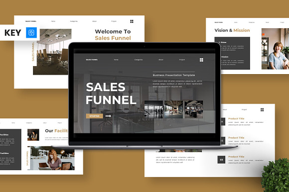 Sales Funnel - Business Keynote preview 7
