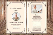 Funeral Prayer Card Template, a Card Template by Madhabi Studio (Thumbnail 2 of 2)