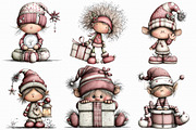 Whicmila Christmas Elf Clipart, an Illustration by Libby Wishes (Thumbnail 3 of 6)
