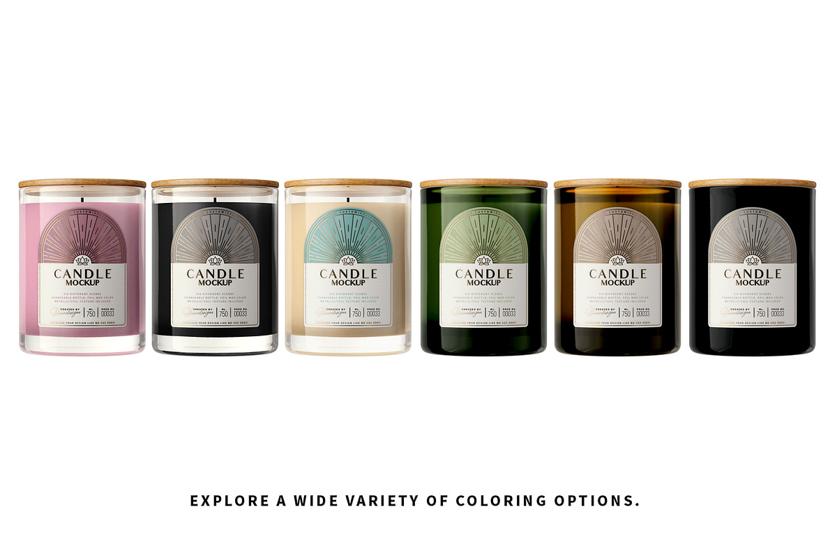 CANDLE MOCKUP, a Packaging Mockup by HexenDesigns (Photo 5 of 8)