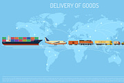 Freight Transport Infographics, a Technology Illustration by TAlex (Thumbnail 6 of 6)