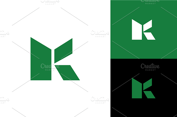 K Logo Simple Modern Minimalist preview 2