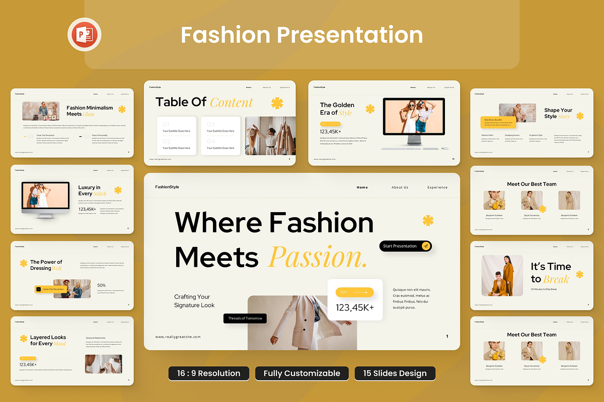 Fashion Presentation, a Presentation Template by Annora Studio (Photo 1 of 7)