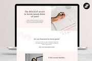 Showit Sales Landing Page Template, a Landing Page Template by Sugar Studios (Thumbnail 1 of 3)