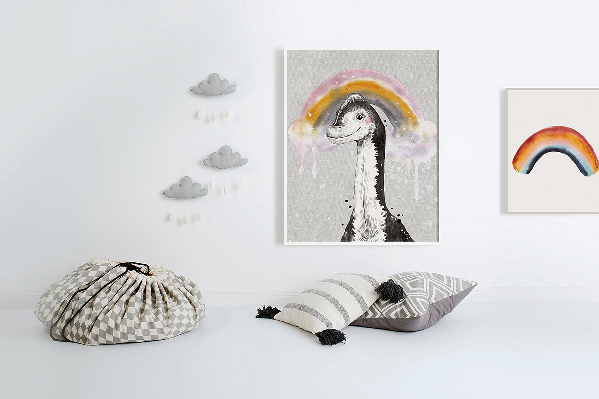 BABY DINOS watercolor set, an Animal Illustration by Natali Smolova (Photo 2 of 12)