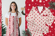 Folk Christmas Seamless Patterns, a Pattern Graphic by Sonulkaster (Thumbnail 10 of 11)
