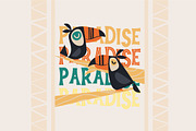 Tiki Tropical Summer Font, a Font by arausidp (Thumbnail 6 of 7)