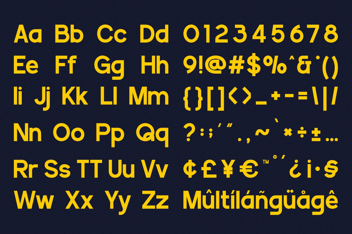 Logreto - Ligature Geometric Font, a Sans Serif Font by Font Liner (Photo 9 of 10)
